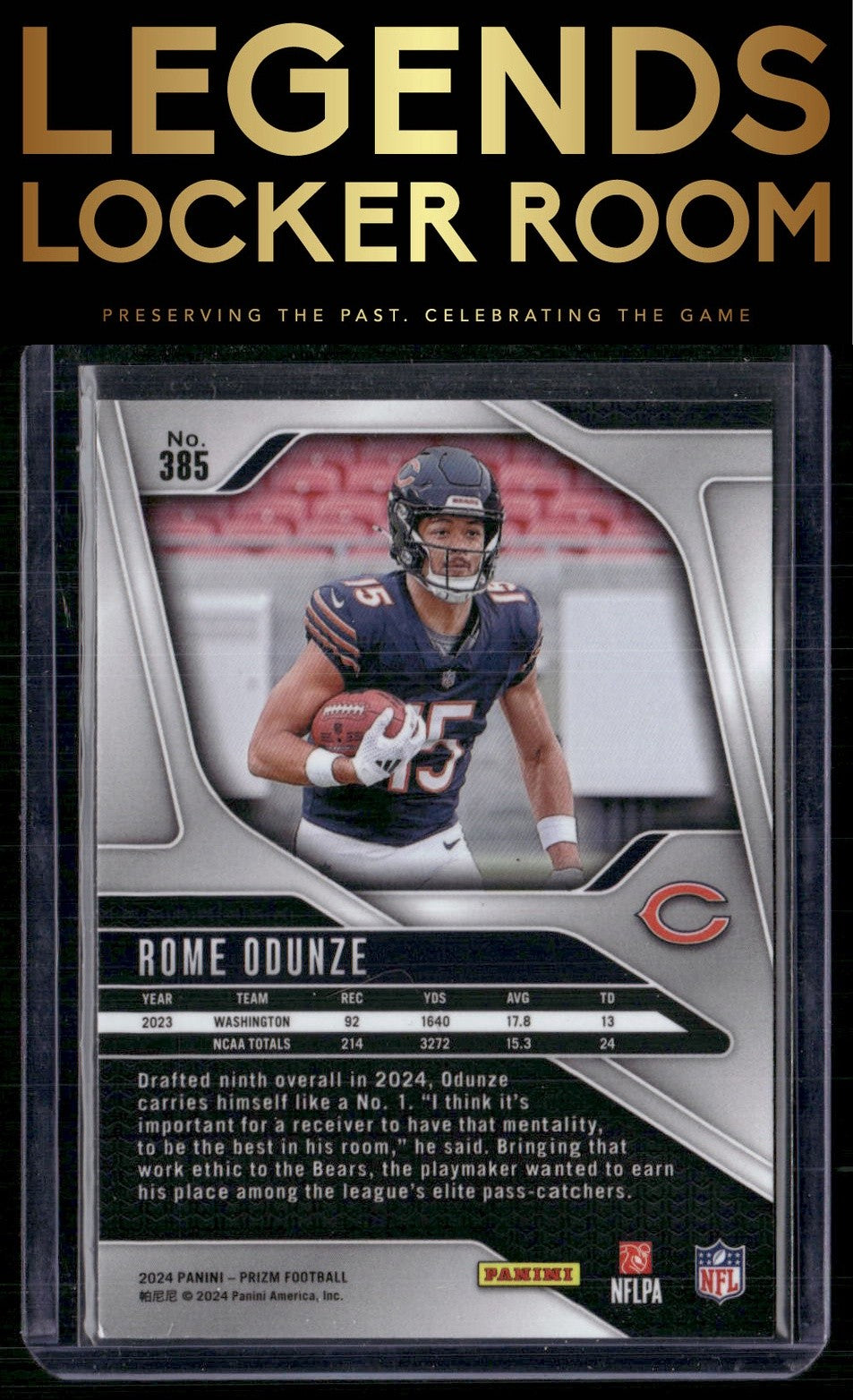 2024 Panini Prizm #385 Rome Odunze