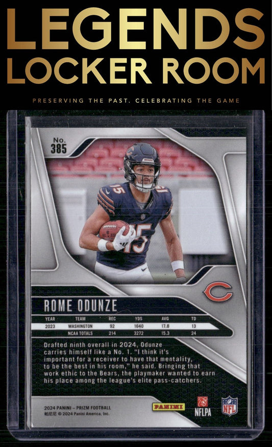 2024 Panini Prizm #385 Rome Odunze