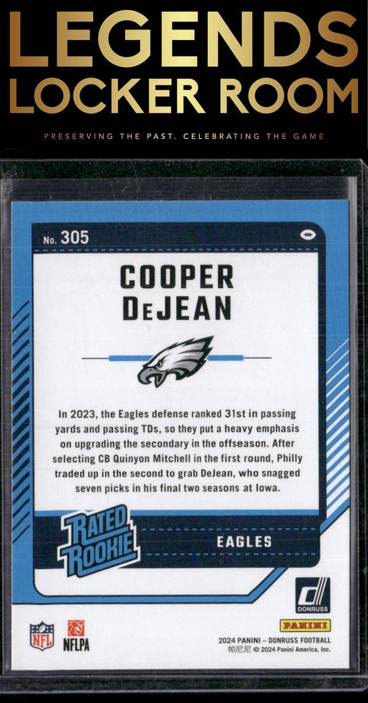 2024 Donruss #305 Cooper DeJean