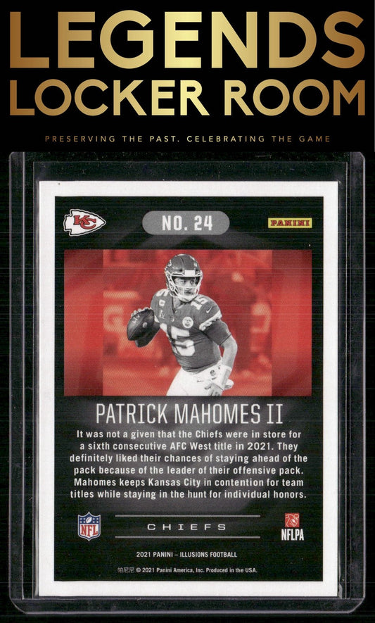 2021 Panini Illusions #24 Patrick Mahomes II Retail