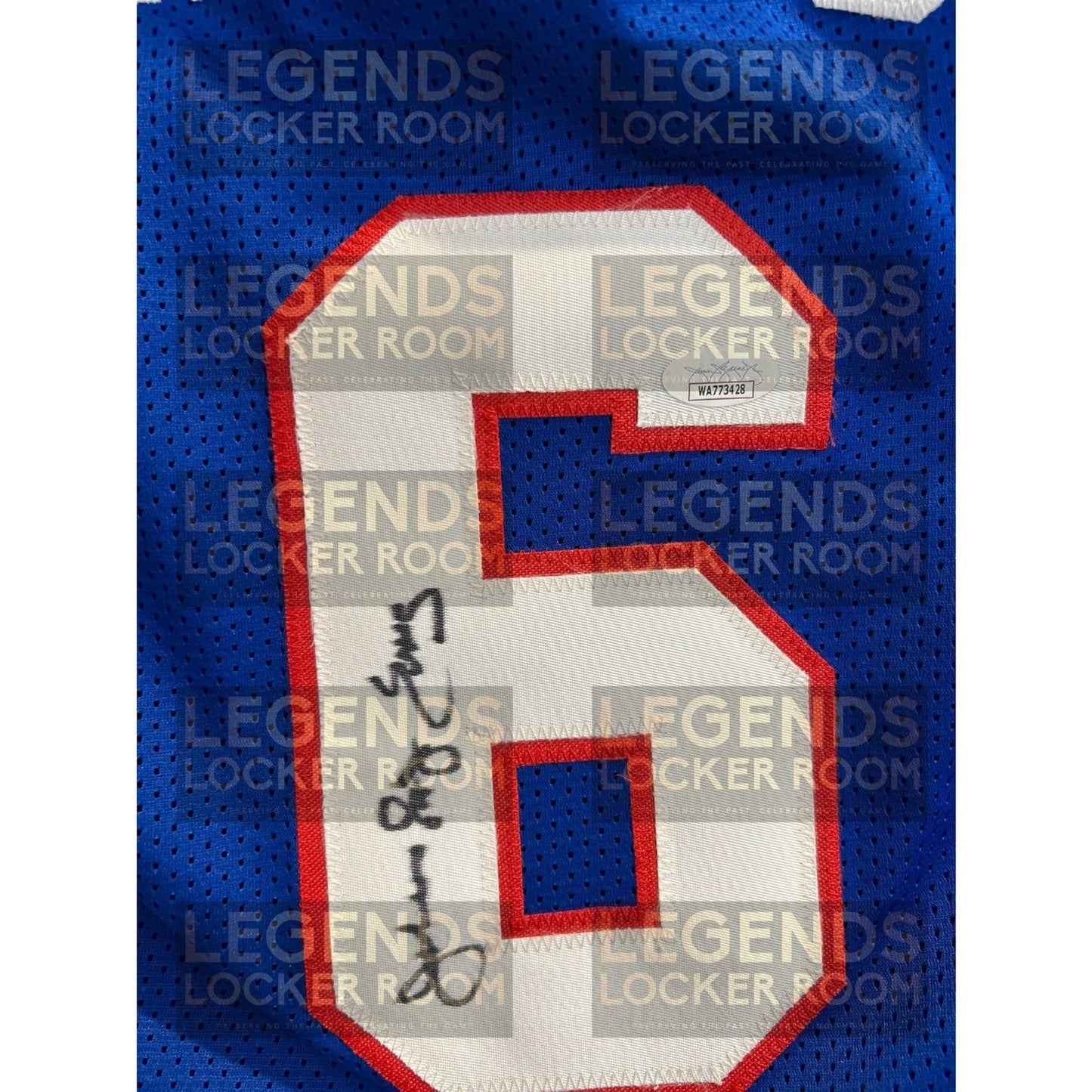 Framed Julius "Dr. J" Erving Autographed Jersey