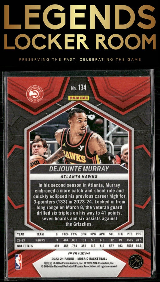 2023-24 Panini Mosaic #134 Dejounte Murray Mosaic