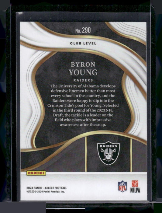 2023 Panini Select #290 Byron Young