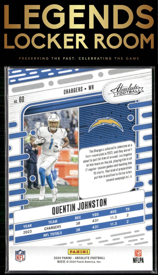 2024 Panini Absolute #60 Quentin Johnston