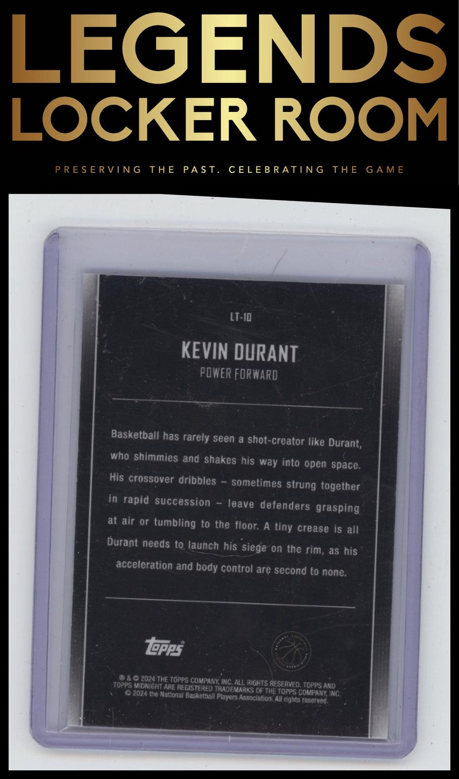 2023-24 Topps Midnight #LT-10 Kevin Durant Lunar Tide