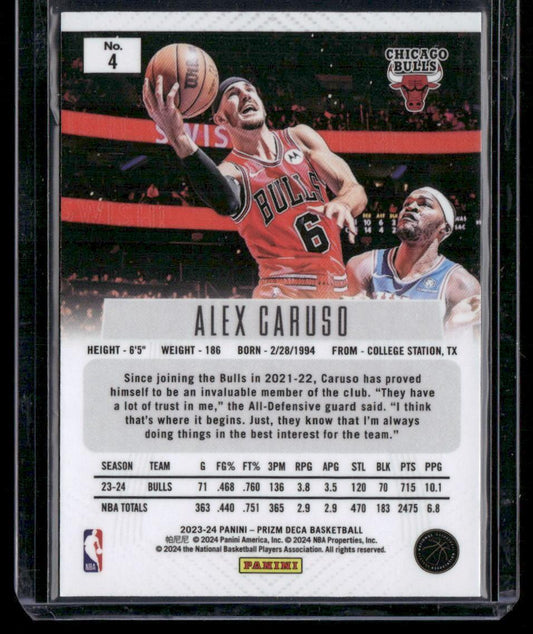 2023-24 Panini Prizm Deca #4 Alex Caruso