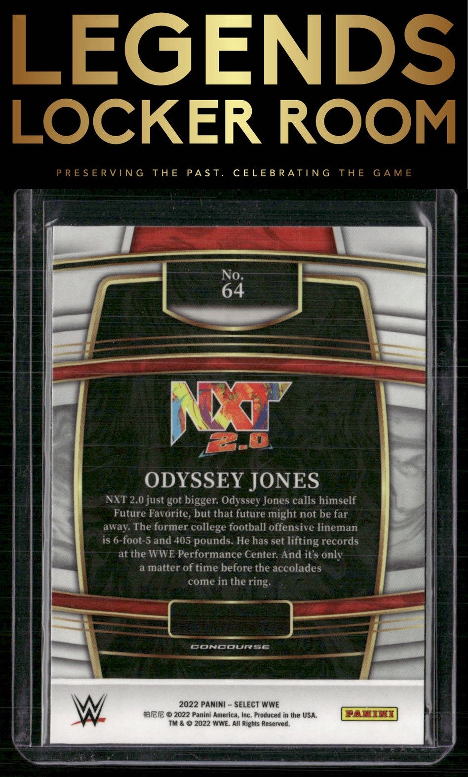 2022 Panini Select WWE #64 Odyssey Jones