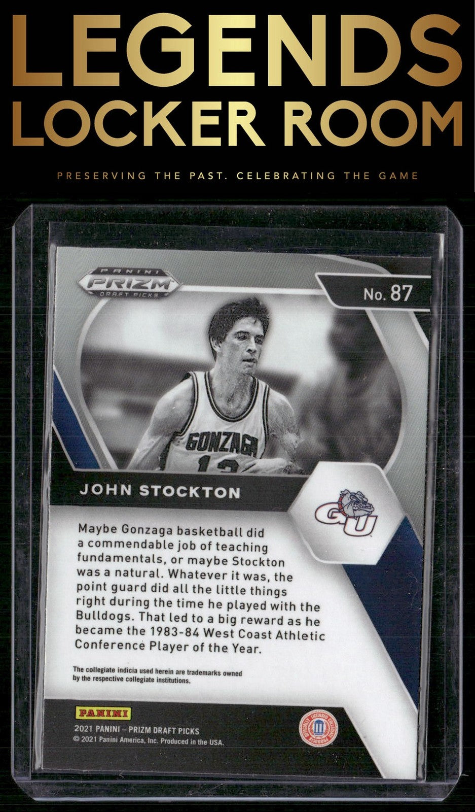 2021 Panini Prizm Draft Picks #87 John Stockton