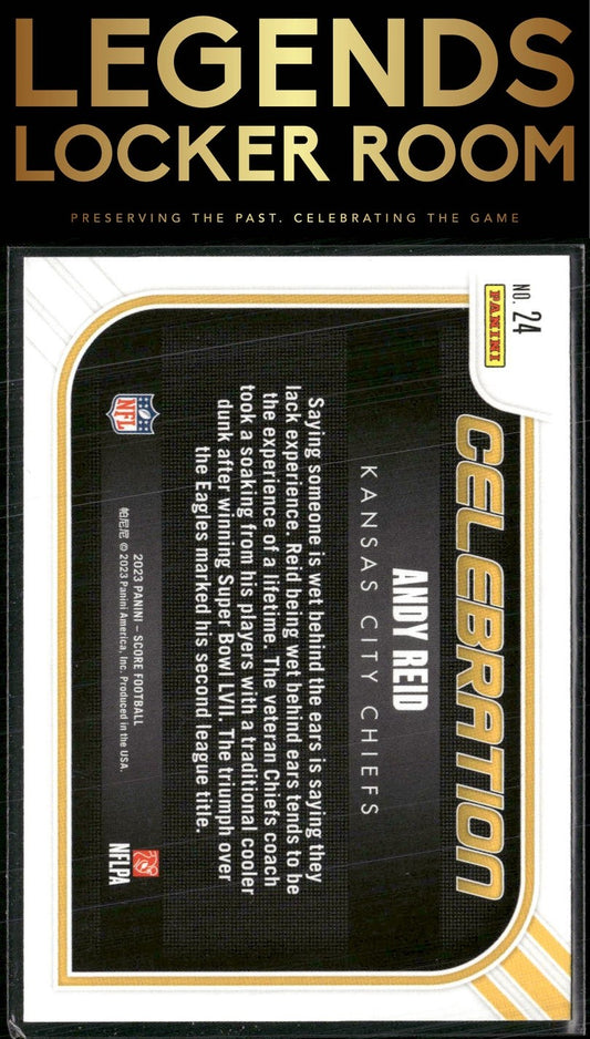 2023 Score #24 Andy Reid Celebration Red
