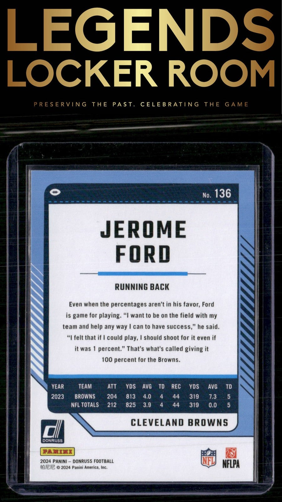 2024 Donruss #136 Jerome Ford