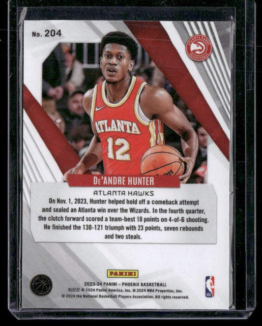 2023-24 Panini Phoenix #204 De'Andre Hunter