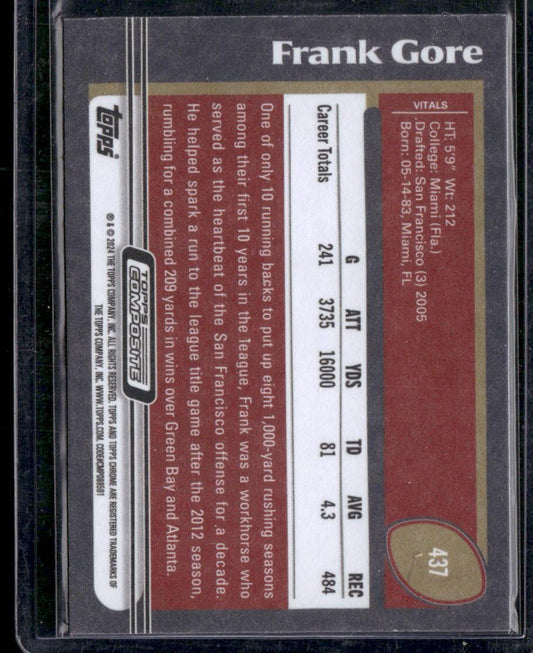 2023 Topps Composite #437 Frank Gore