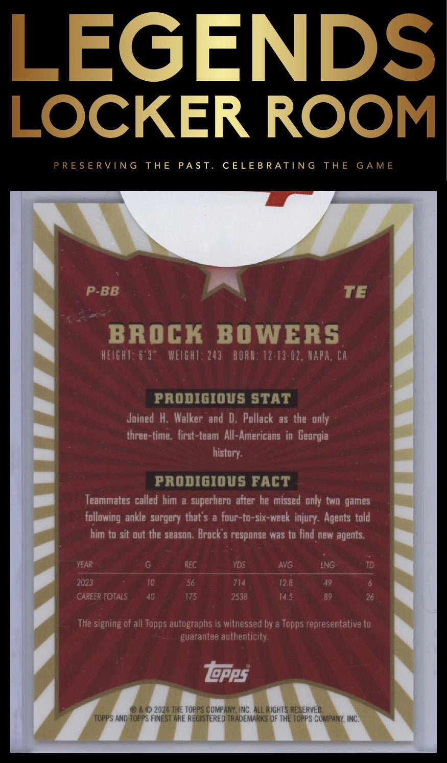 2024 Finest Brock Bowers Prodigies Auto Oil Spill Geometric Refractor /10