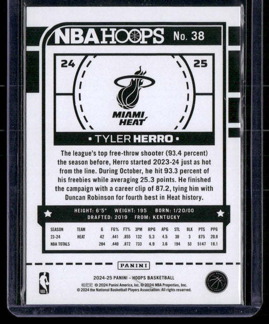 2024-25 Hoops #38 Tyler Herro