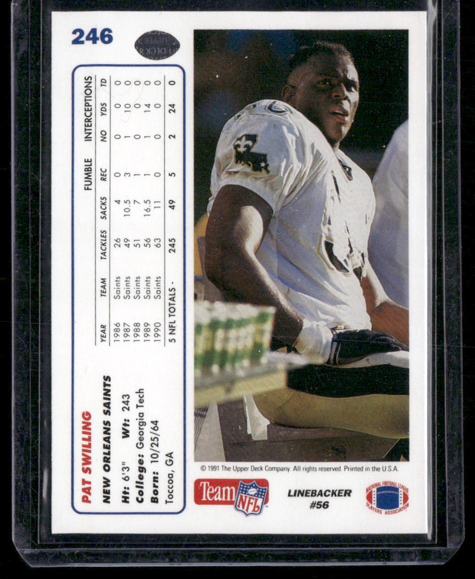 1991 Upper Deck #246 Pat Swilling