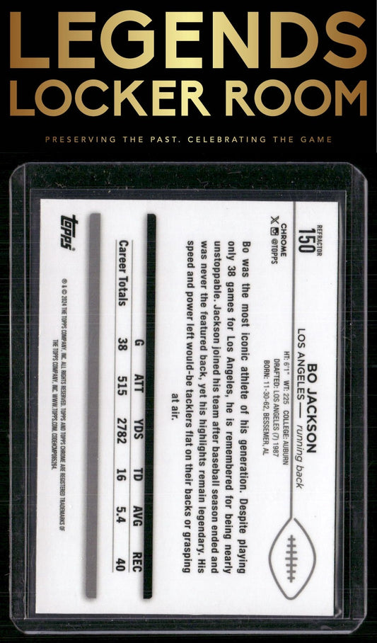 2024 Topps Chrome #150 Bo Jackson Refractor
