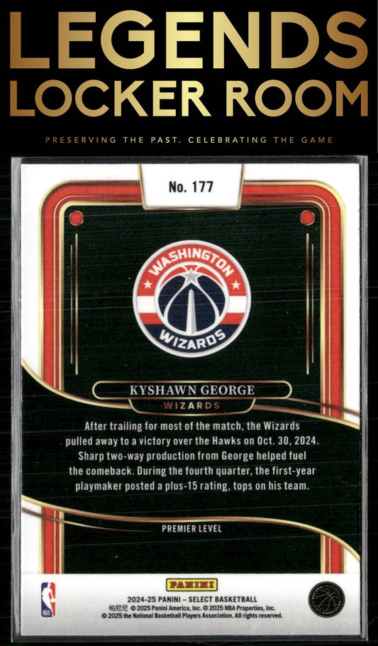 2024-25 Panini Select #177 Kyshawn George