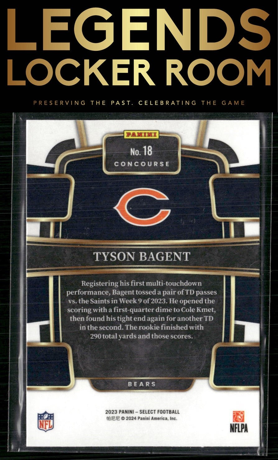 2023 Panini Select #18 Tyson Bagent