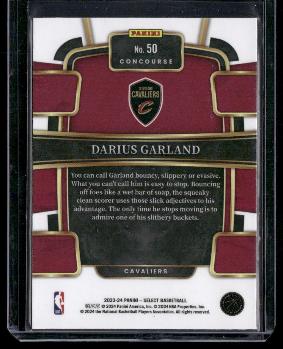 2023-24 Panini Select #50 Darius Garland
