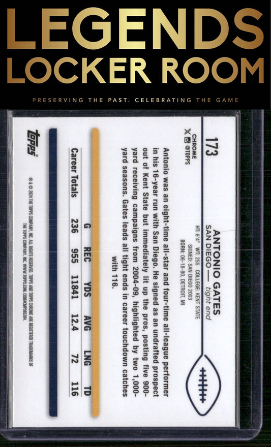 2024 Topps Chrome #173 Antonio Gates