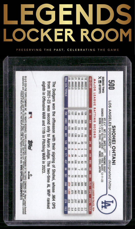 2024 Topps #500 Shohei Ohtani