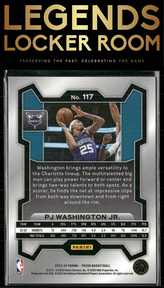 2023-24 Panini Prizm #117 PJ Washington Jr.
