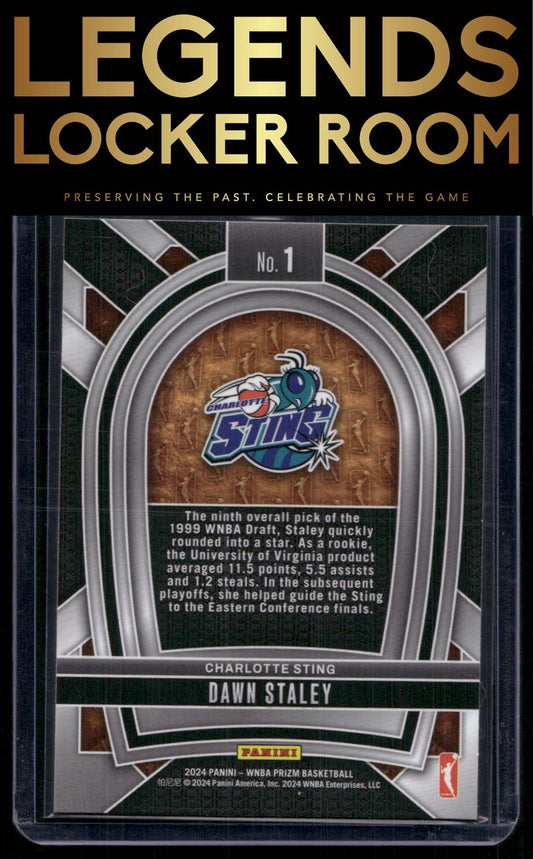 2024 Panini Prizm WNBA #1 Dawn Staley Pioneers