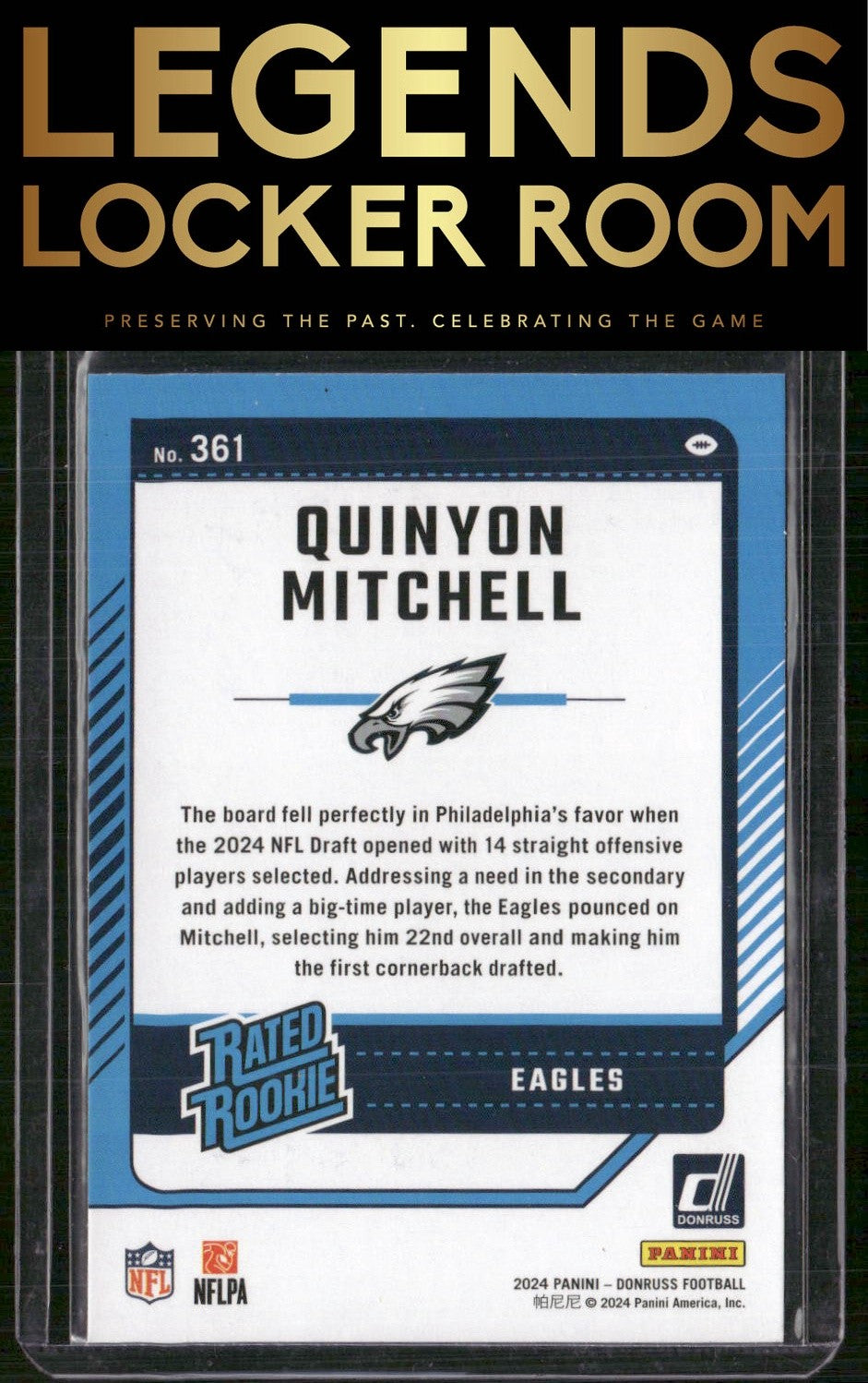 2024 Donruss #361 Quinyon Mitchell