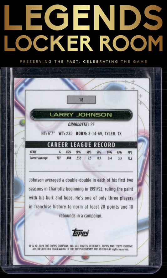 2023-24 Topps Chrome Cosmic #18 Larry Johnson