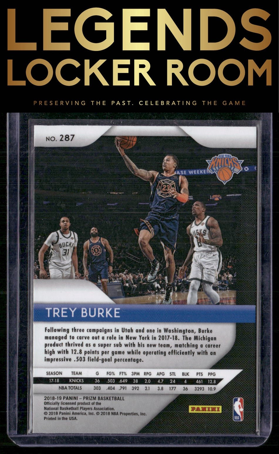 2018-19 Panini Prizm #287 Trey Burke