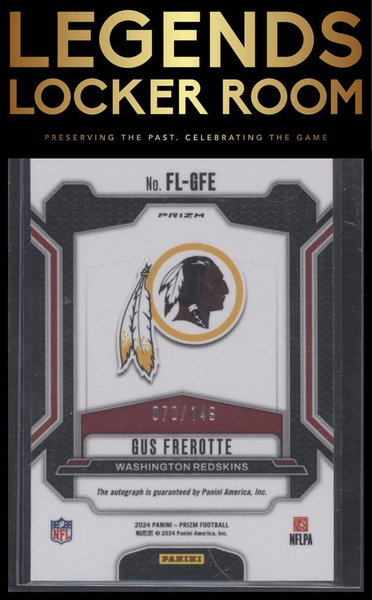 2024 Panini Prizm #FL-GFE Gus Frerotte Franchise Legends Signatures #/149