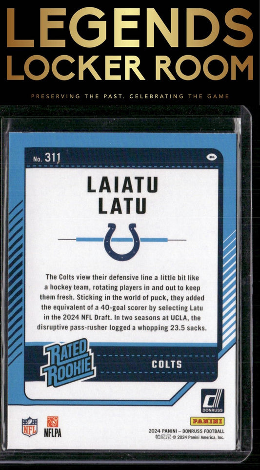 2024 Donruss #311 Laiatu Latu