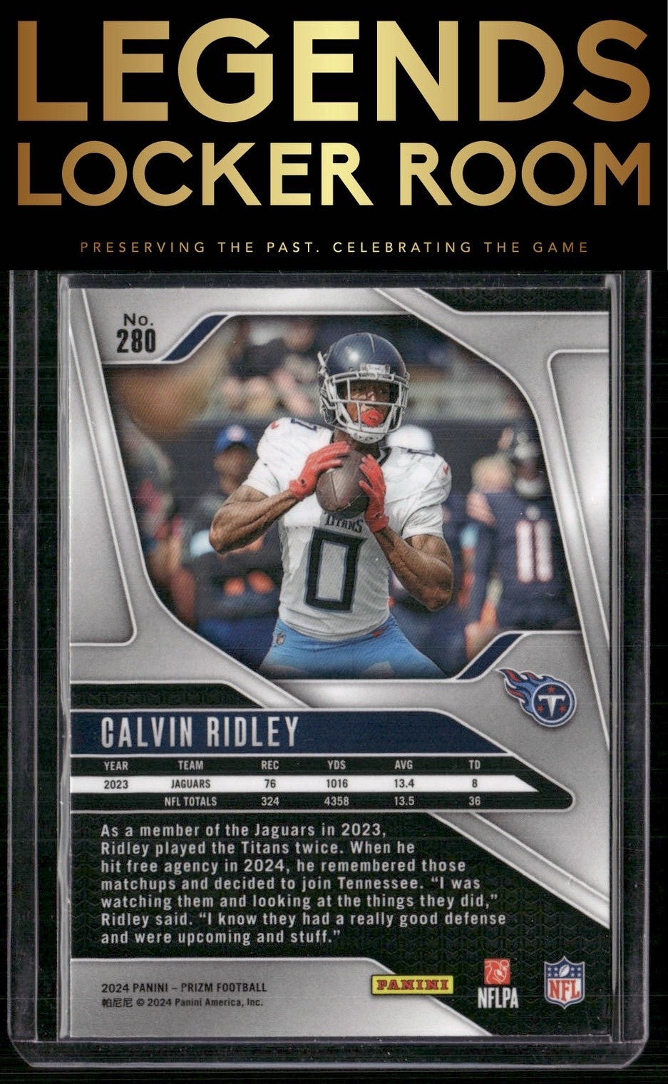 2024 Panini Prizm #280 Calvin Ridley