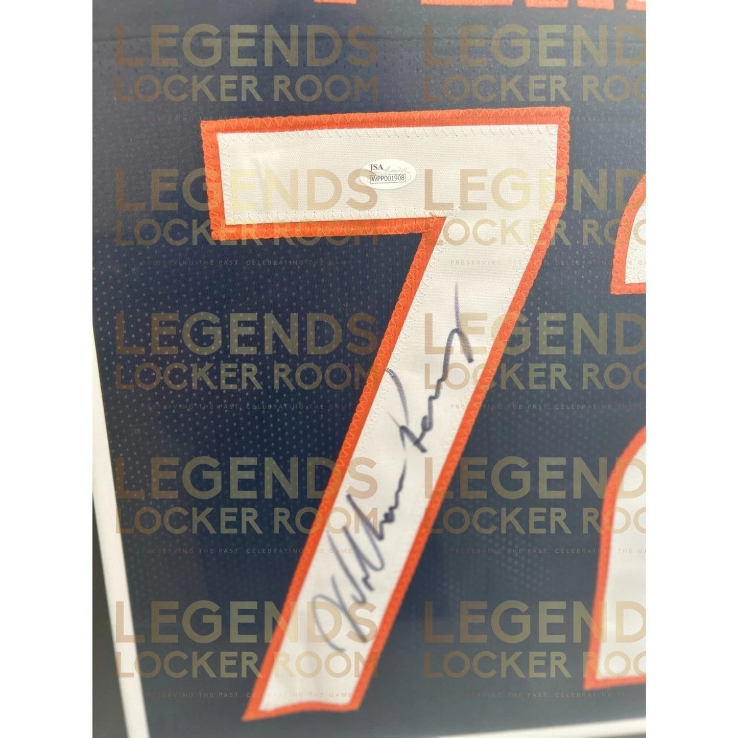 Framed William The Refrigerator Perry Autographed Jersey