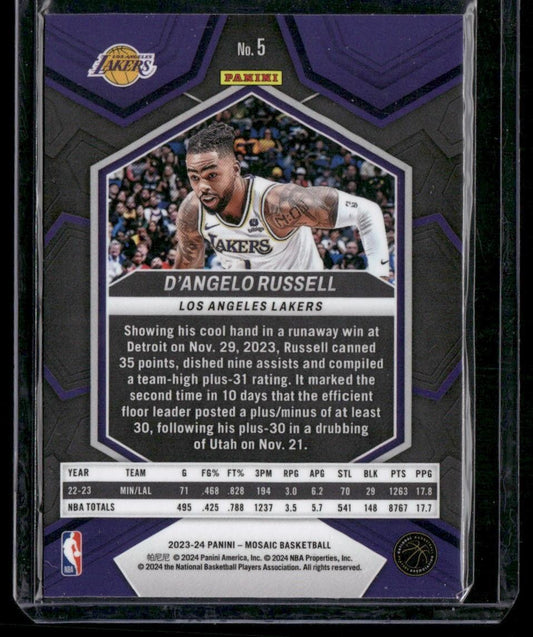 2023-24 Panini Mosaic #5 D'Angelo Russell