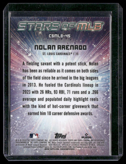 2024 Topps Chrome #CSMLB-45 Nolan Arenado Stars of MLB