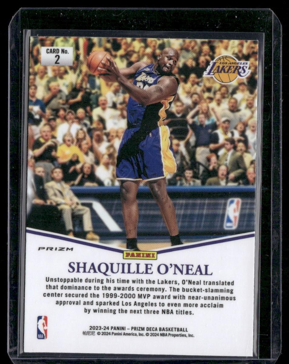 2023-24Prizm Deca Shaquille O'Neal MVP Prizms Silver