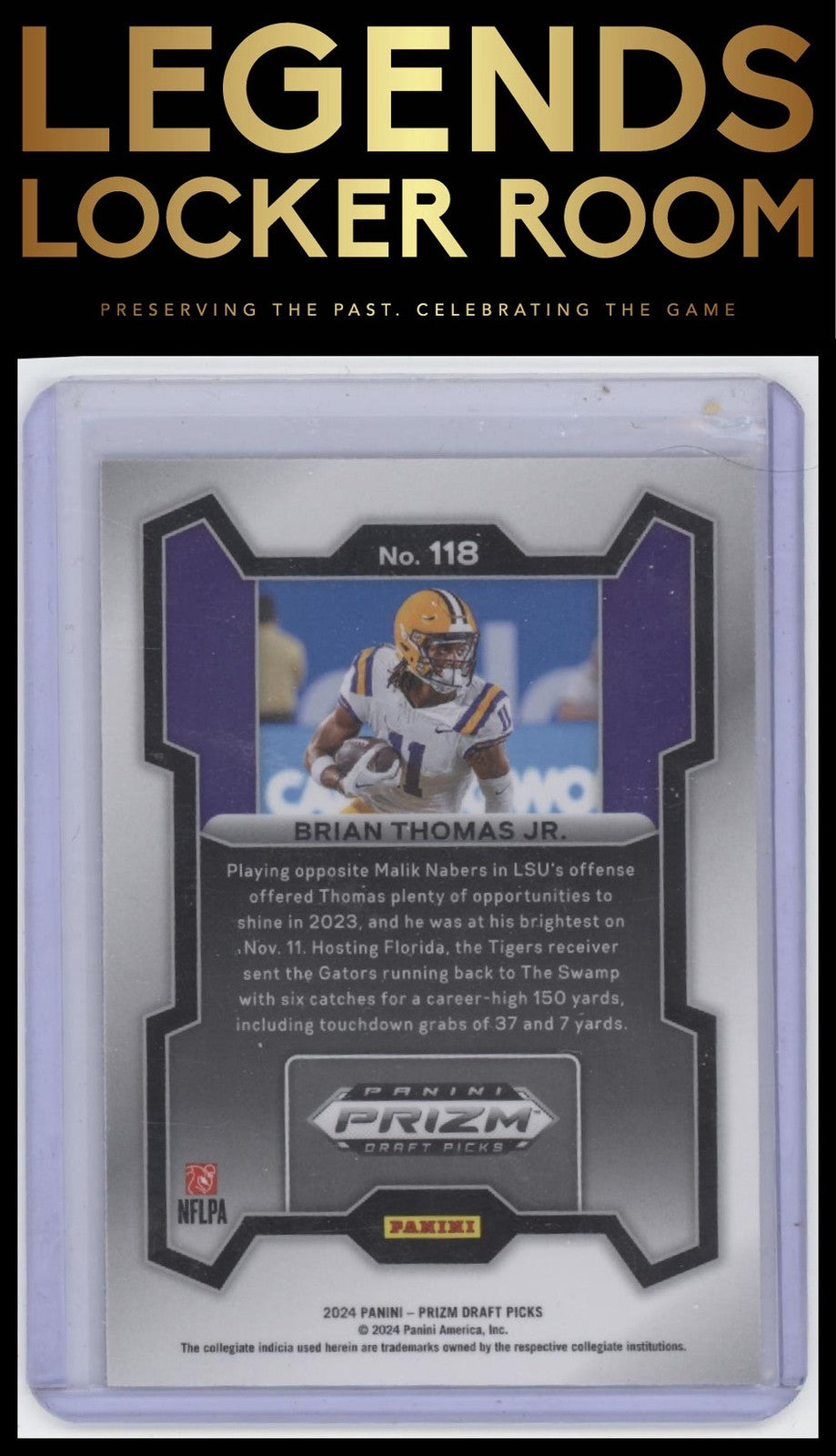 2024 Panini Prizm Draft Picks #118 Brian Thomas Jr.