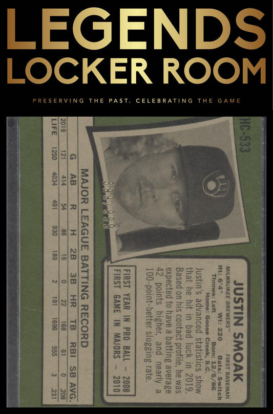 2020 Topps Heritage #THC-533 Justin Smoak Chrome #/999