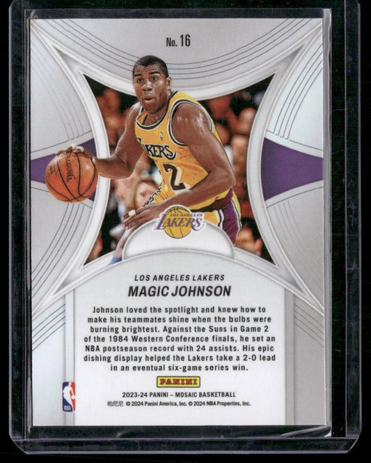 2023-24 Panini Mosaic #16 Magic Johnson Epic Performers