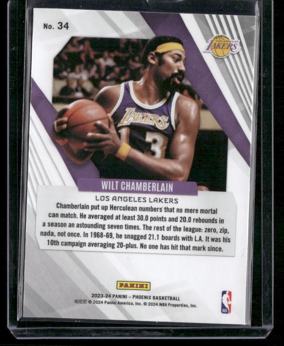 2023-24 Panini Phoenix #34 Wilt Chamberlain