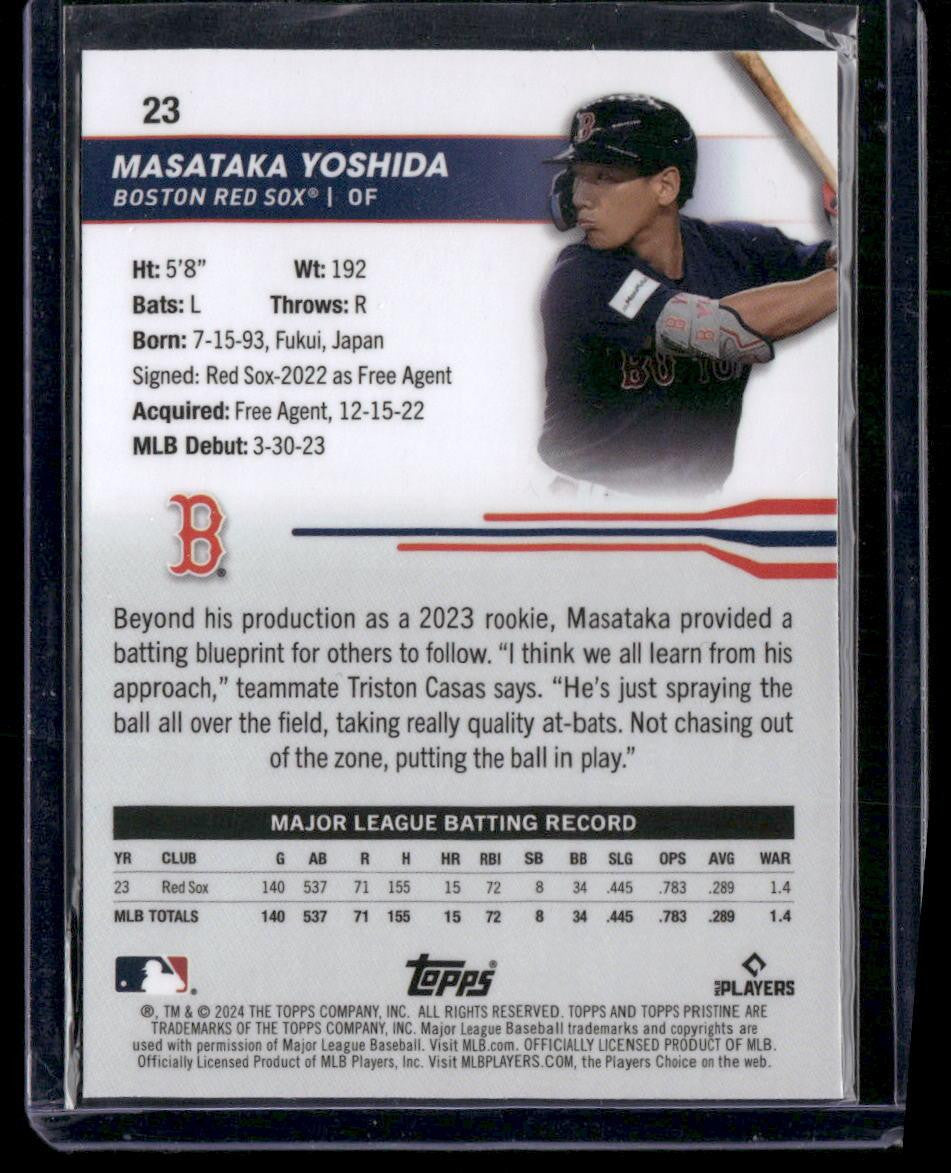 2024 Topps Pristine #23 Masataka Yoshida