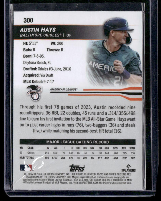 2024 Topps Pristine #300 Austin Hays