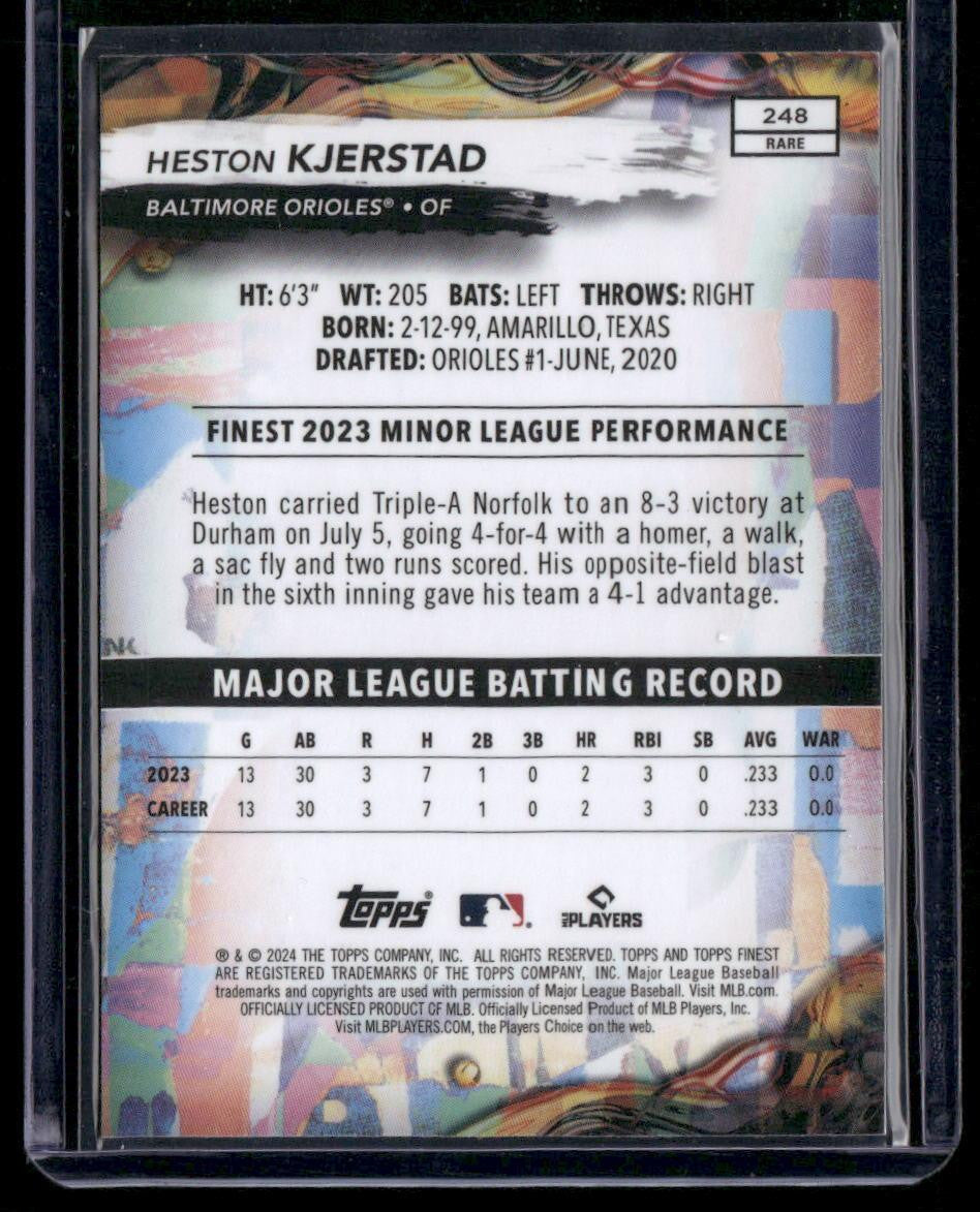 2024 Finest #248 Heston Kjerstad