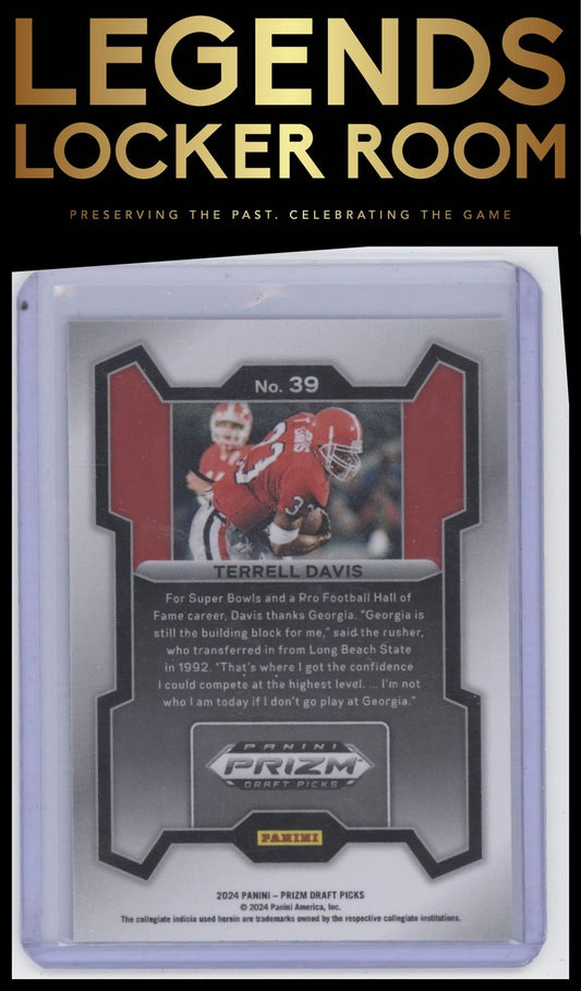 2024 Panini Prizm Draft Picks #39 Terrell Davis