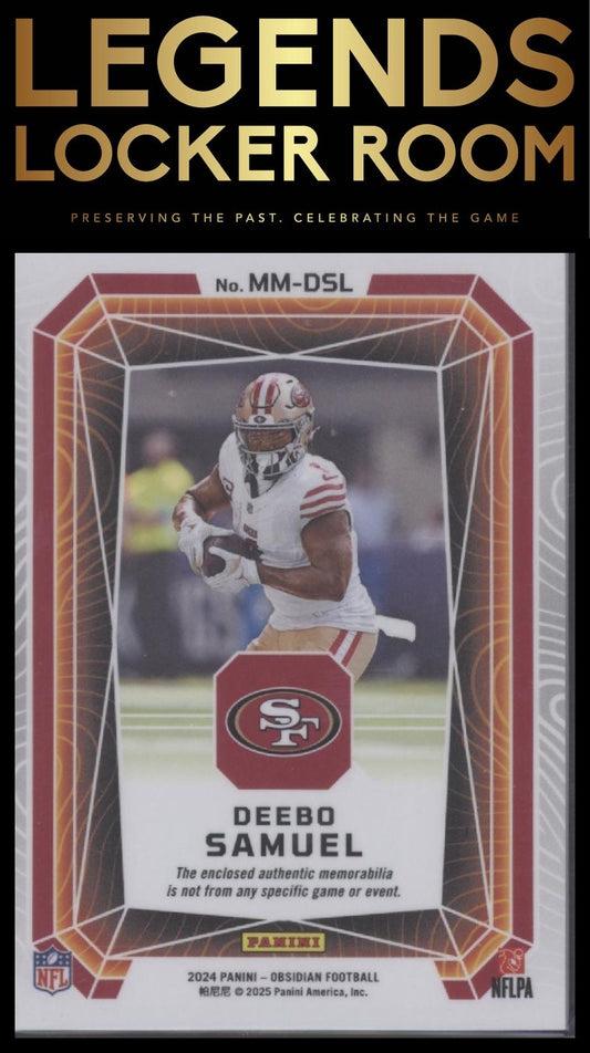 2024 Panini Obsidian - Magmatic Memorabilia #10 Deebo Samuel