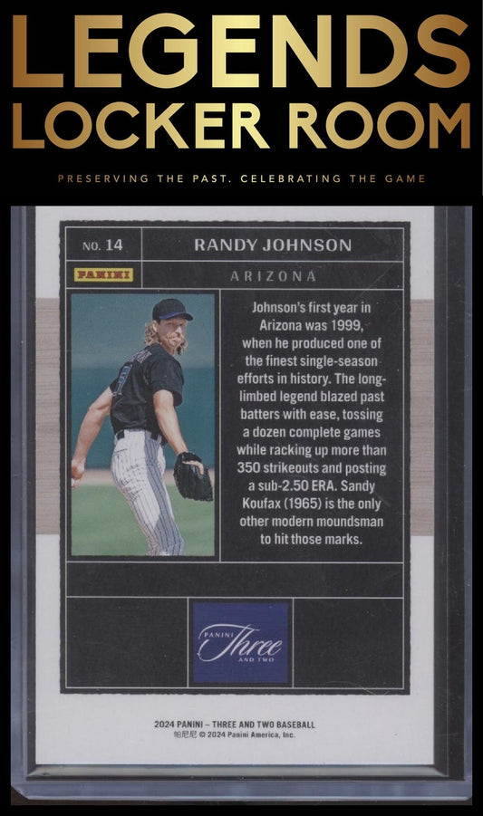 2024 Panini Three and Two #14 Randy Johnson #/99