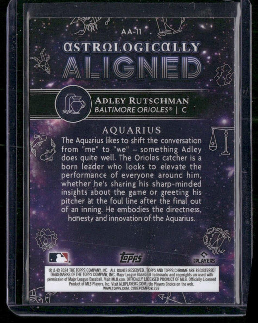 2024 Topps Chrome Cosmic #AA-11 Adley Rutschman Astrologically Aligned