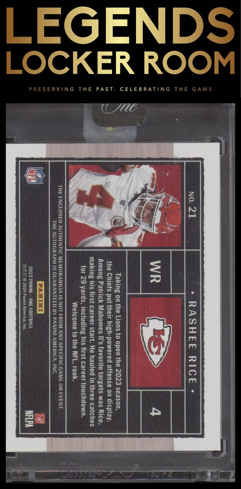 2023 Panini One #21 Rashee Rice Blue #/99