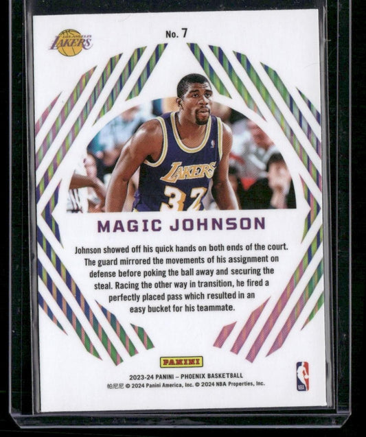 2023-24 Panini Phoenix #7 Magic Johnson Mystique